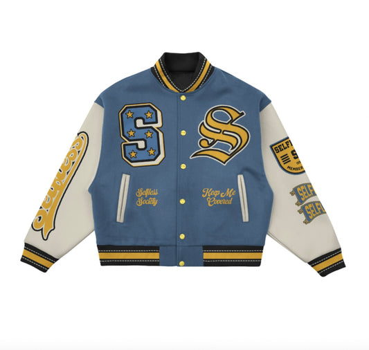 Blue/Yellow Varsity Jacket